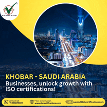 an advertisement for khobar saudi arabia businesses