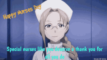 happy nurses day special nurses like you deserve a thank you for all you do omake gif anime