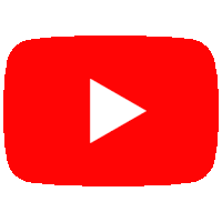 a red youtube logo with a white play button in the middle