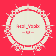 a logo for real_vapix with a circular design