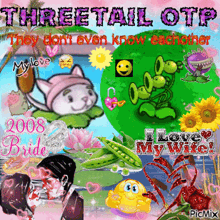a collage of pictures with the words threetail otp