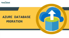 an advertisement for azure database migration shows a cloud and an arrow
