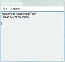 a computer screen shows a quick install tool window with a arrow pointing to activate windows