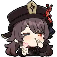 a girl in a hat is blowing a kiss and holding a heart