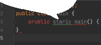 a black screen with a white speech bubble that says public staric main