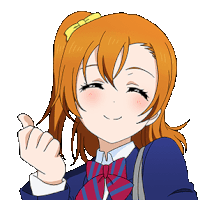 a cartoon girl with orange hair is smiling and giving a thumbs up