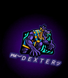 a logo for a company called pm dextery