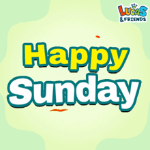 a lucas and friends sunday greeting with a cup of coffee