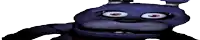 bonnie the bunny from five nights at freddy 's is shown with his mouth open