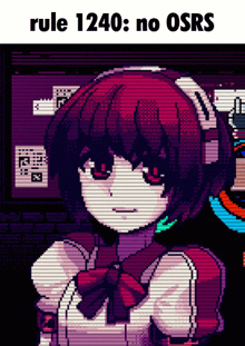 a pixel art of a girl with rule 1240 no osrs
