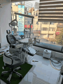 a dental office with a sign that says ' cricket titan '