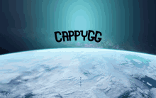 a picture of the earth with the word cappygg written on it