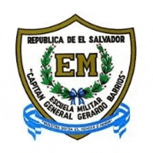 a logo for republica de el salvador escuela militar gerardo barrios .