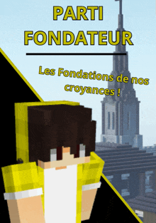 a poster that says parti fondateur les fondations de nos croyances on it