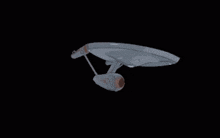 a computer generated image of a space ship with the letters ncc on it