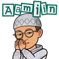 a cartoon of a man wearing glasses and a white hat with the words aam iin above him