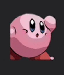 kirby is a cartoon character from the video game nintendo switch .