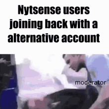 nytsense users are joining back with an alternative account