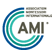 a logo for ami association montessori internationale