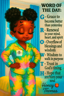 a poster that says grace to become better than yesterday renewal in your mind heart and spirit overflow of blessings and wisdom