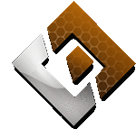 a check mark with a honeycomb pattern and a white check mark