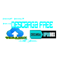 a logo for descarga free with a cloud and arrow