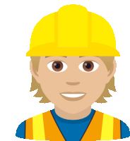 a man wearing a hard hat and safety vest