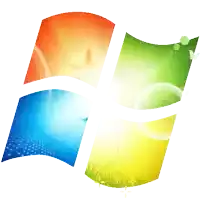 a windows logo with a tree in the middle of it