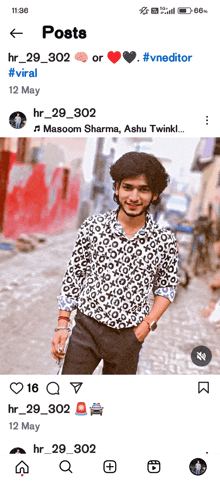 a man in a leopard print shirt is standing on a street