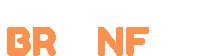 a logo that says br nf in orange letters on a white background