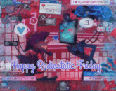 a computer screen with the words happy radiostatic friday written on it
