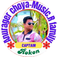 a picture of a man in a circle with the name captain rokon