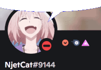 a picture of a girl with the name njetcat # 9144 on the bottom