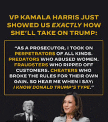 vp kamala harris just showed us exactly how she 'll take on trump ..