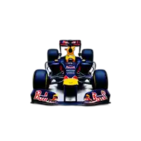 a red bull race car is shown on a white surface