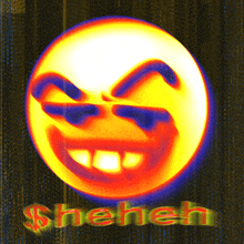 a yellow and red smiley face with the word ' sneha ' written below it