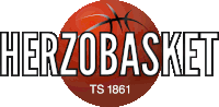 a logo for herzobasket ts 1861 is shown