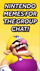 a nintendo memes for the group chat advertisement