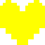 it looks like a pixel art heart with a white background .