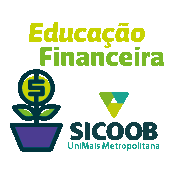 a logo for sicoob unimals metropolitana with a plant in a pot