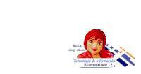 a picture of a girl with red hair and the words hola soy rone