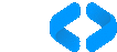 a blue icon with two arrows pointing in opposite directions on a white background