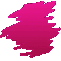 a pink brush stroke on a white background .