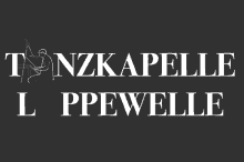 a black and white logo that says tanzkapelle lppewelle