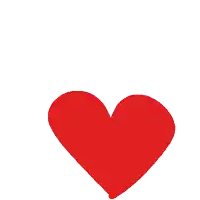 a red heart with blue eyes is surrounded by smaller hearts on a white background