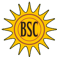 a yellow sun with the word bsc in the center