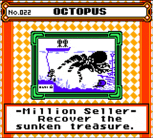 a picture of an octopus with the words " million seller recover the sunken treasure " on it