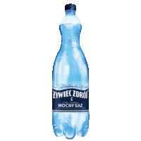 a bottle of zywiec zdrój mocny gaz water