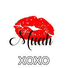 a picture of a woman 's red lips with the name aliyah written below it