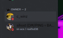 a screenshot of a discord conversation between c_winz and im ace